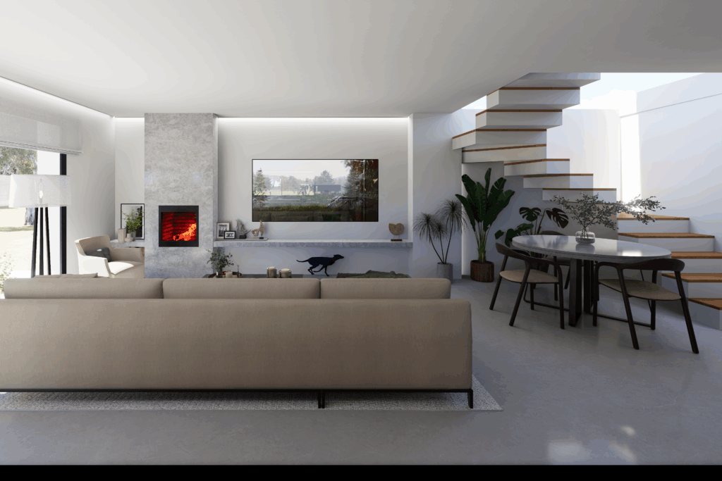 RENDER CASA DE CAMPO M LUZ